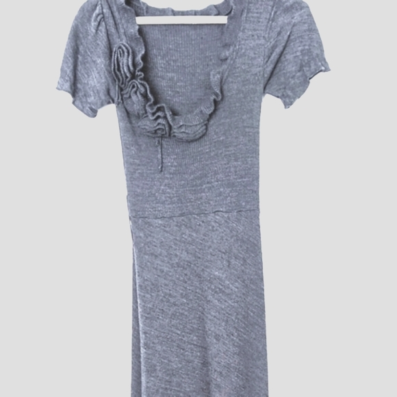 Vtg Wool Knit Sweater Dress. Md in Italy, XS. - Picture 2 of 16